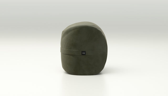 vetsak | Footsak - leather - olive
