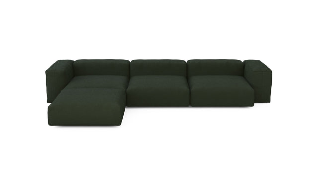 Preset four module chaise sofa - loop loop - mousse - 377cm x 241cm