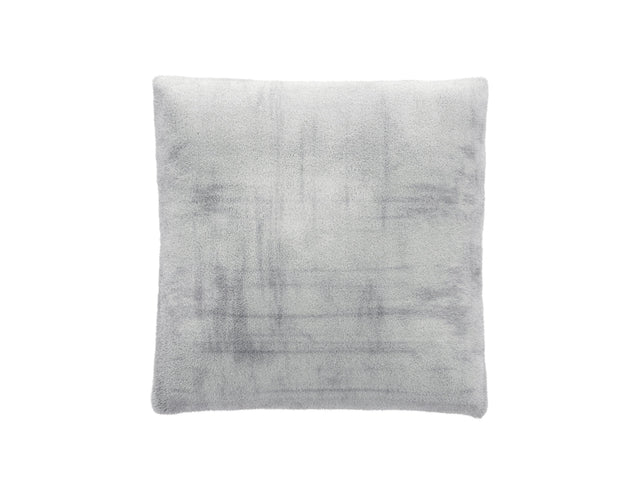 jumbo pillow - faux fur - grey