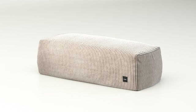 vetsak | Lounge Pillow - cord velour - platinum
