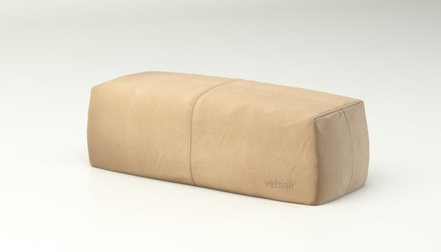 vetsak | Lounge Pillow - leather - beige