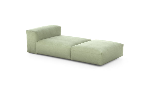 Preset lounger - linen - olive - 220cm x 105cm