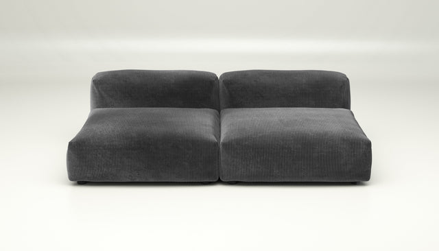vetsak | Sofa Set 01 Large - cord velour - dark grey | Modulaire Sofa | 3.5 Zits