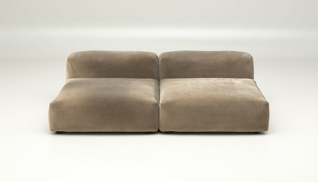 vetsak | Sofa Set 01 Large - cord velour - sand | Modulaire Sofa | 3.5 Zits