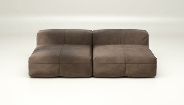 vetsak | Sofa Set 01 Large - leather - cacao | Modulaire Sofa | 3.5 Zits