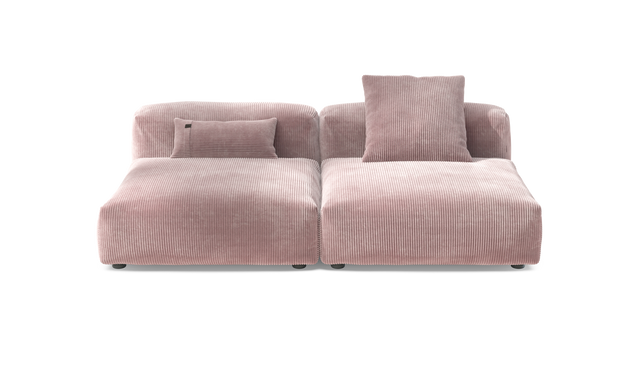 vetsak | Sofa Set 01 Large - Cord Velour - Blossom | Modulaire Sofa | 3.5 Zits