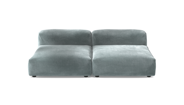 vetsak | Sofa Set 01 Large - Cord Velour - Mint | Modulaire Sofa | 3.5 Zits