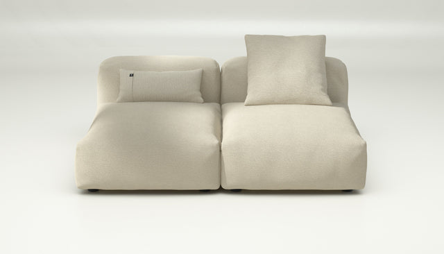 vetsak | Sofa Set 01 Medium - loop loop - duna | Modulaire Sofa | 2.5 Zits