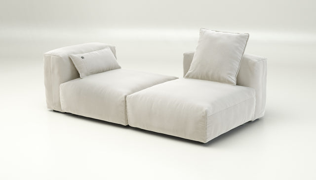 vetsak | Sofa Set 01 Medium - suave - pearl | Modular Sofa | 2.5 Seater