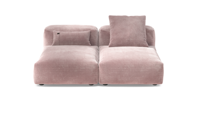 vetsak | Sofa Set 01 Medium - Cord Velour - Blossom | Modulaire Sofa | 2.5 Zits