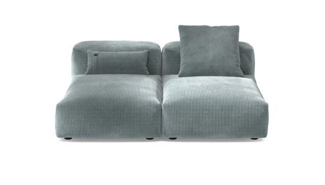 vetsak | Sofa Set 01 Medium - Cord Velour - Mint | Modulaire Sofa | 2.5 Zits