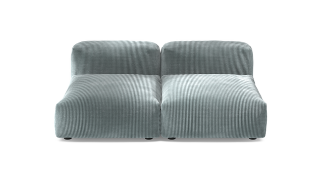 vetsak | Sofa Set 01 Medium - Cord Velour - Mint | Modulaire Sofa | 2.5 Zits