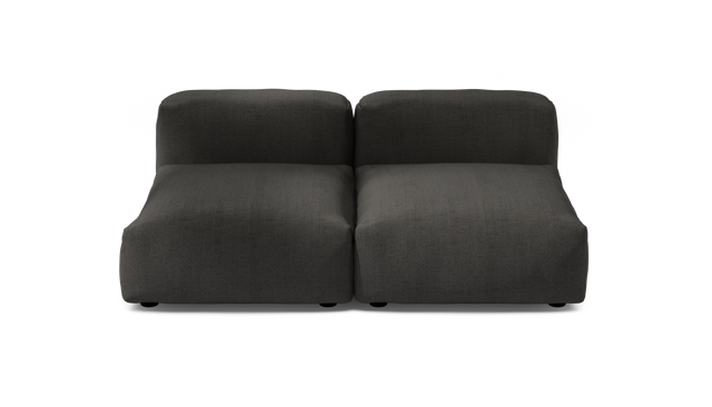 vetsak | Sofa Set 01 Medium - Herringbone - Dark Grey | Modular Sofa | 2.5 Seater