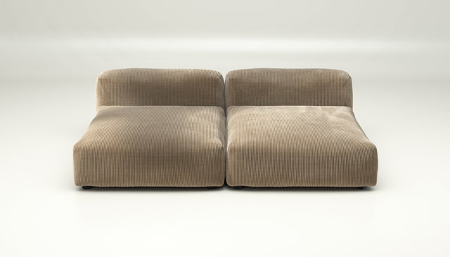 vetsak | Sofa Set 01 XLarge - cord velour - sand | Modulaire Sofa | 3.5 Zits