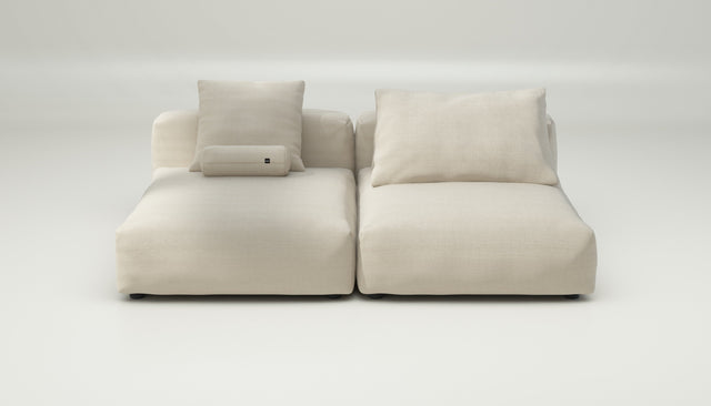 vetsak | Sofa Set 01 XLarge - pique - beige | Modulaire Sofa | 3.5 Zits