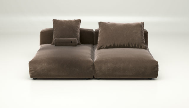 vetsak | Sofa Set 01 XLarge - suave - espresso | Modulaire Sofa | 3.5 Zits