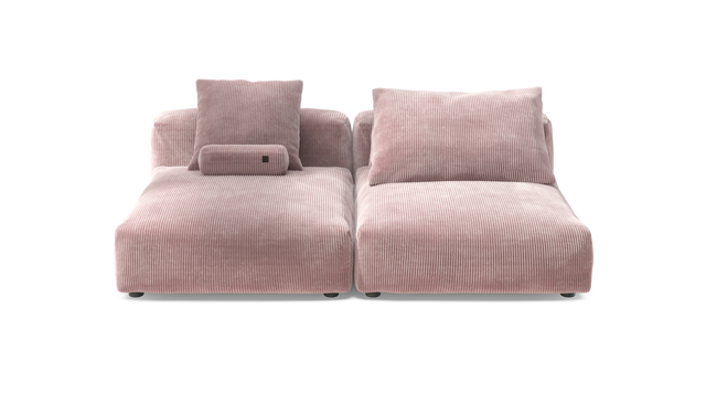 vetsak | Sofa Set 01 XLarge - Cord Velour - Blossom | Modulaire Sofa | 3.5 Zits