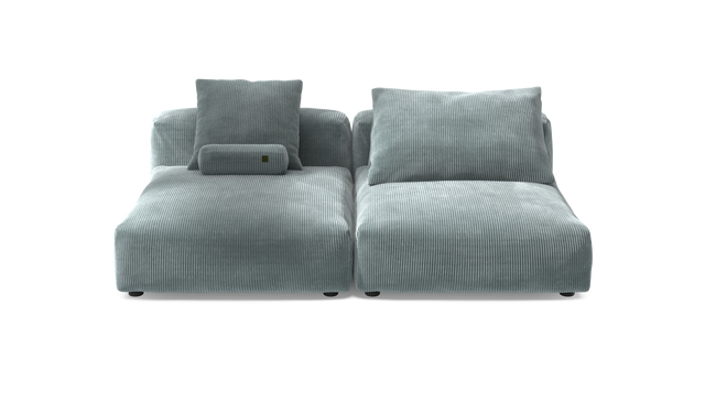 vetsak | Sofa Set 01 XLarge - Cord Velour - Mint | Modulaire Sofa | 3.5 Zits