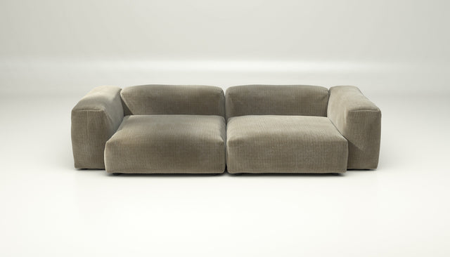 vetsak | Sofa Set 02 Large - cord velour - khaki | Modulaire Sofa | 3.5 Zits | Big Sofa