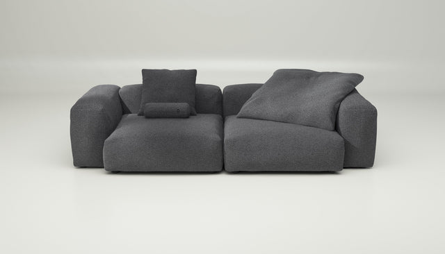 vetsak | Sofa Set 02 Large - loop loop - anthracite | Modulaire Sofa | 3.5 Zits | Big Sofa