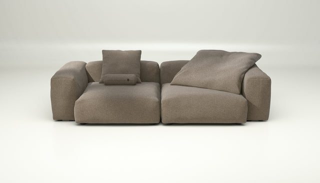 vetsak | Sofa Set 02 Large - loop loop - taupe | Modulaire Sofa | 3.5 Zits | Big Sofa