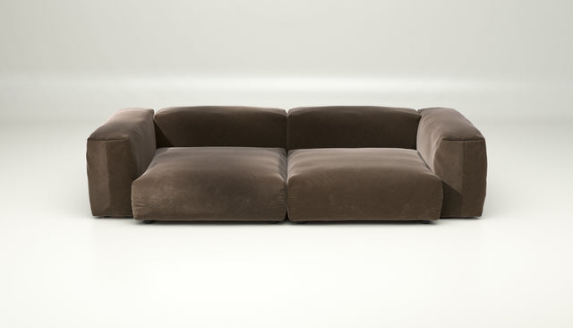 vetsak | Sofa Set 02 Large - suave - espresso | Modulaire Sofa | 3.5 Zits | Big Sofa