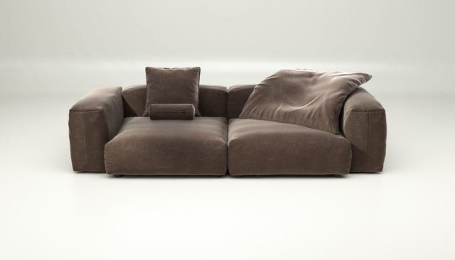 vetsak | Sofa Set 02 Large - suave - espresso | Modular Sofa | 3.5 Seater | Big Sofa