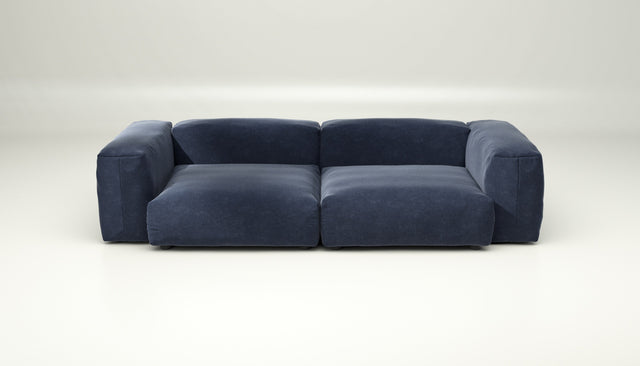 vetsak | Sofa Set 02 Large - suave - navy | Modulaire Sofa | 3.5 Zits | Big Sofa