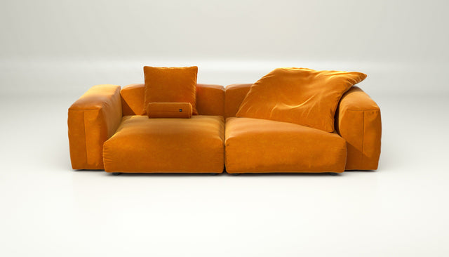 vetsak | Sofa Set 02 Large - suave - orange blaze | Modulaire Sofa | 3.5 Zits | Big Sofa