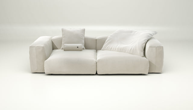 vetsak | Sofa Set 02 Large - suave - pearl | Modulaire Sofa | 3.5 Zits | Big Sofa