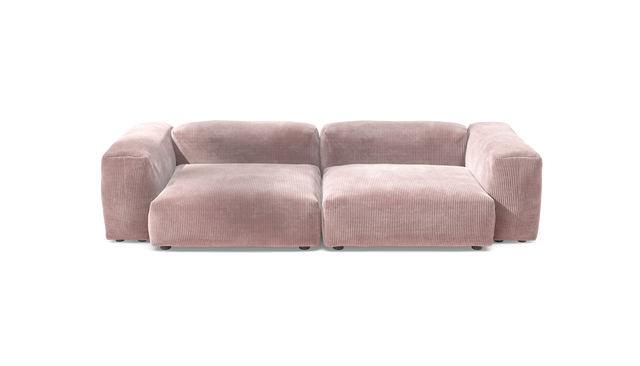 vetsak | Sofa Set 02 Large - Cord Velour - Blossom | Modulaire Sofa | 3.5 Zits | Big Sofa