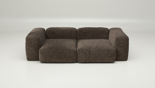 vetsak | Sofa Set 02 Medium - doodle - cacao | Modulaire Sofa | 2.5 Zits | Big Sofa