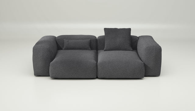 vetsak | Sofa Set 02 Medium - loop loop - anthracite | Modulaire Sofa | 2.5 Zits | Big Sofa