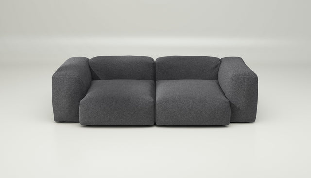 vetsak | Sofa Set 02 Medium - loop loop - anthracite | Modulaire Sofa | 2.5 Zits | Big Sofa