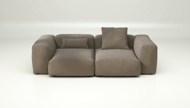 vetsak | Sofa Set 02 Medium - loop loop - taupe | Modulaire Sofa | 2.5 Zits | Big Sofa