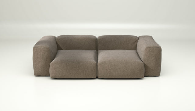 vetsak | Sofa Set 02 Medium - loop loop - taupe | Modulaire Sofa | 2.5 Zits | Big Sofa