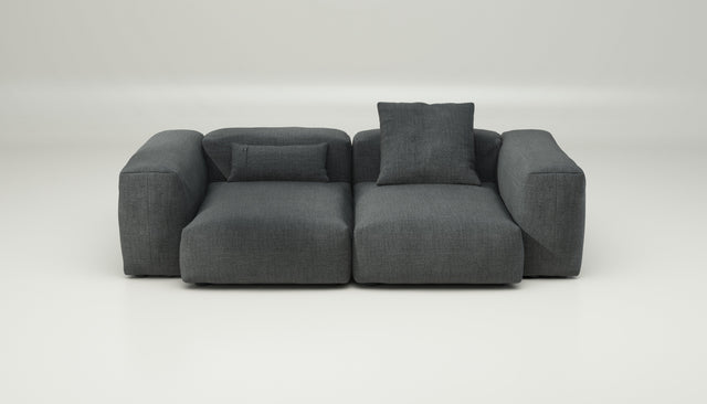 vetsak | Sofa Set 02 Medium - pique - dark grey | Modulaire Sofa | 2.5 Zits | Big Sofa