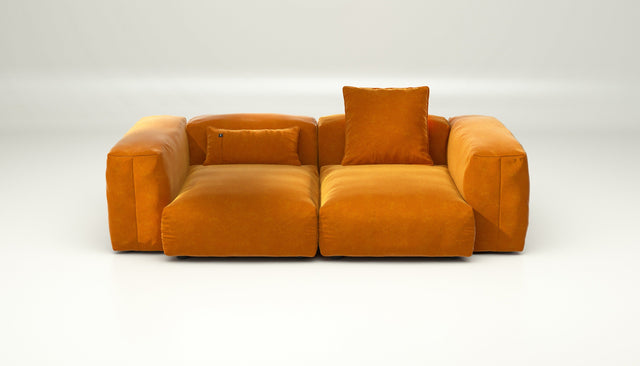 vetsak | Sofa Set 02 Medium - suave - orange blaze | Modulaire Sofa | 2.5 Zits | Big Sofa