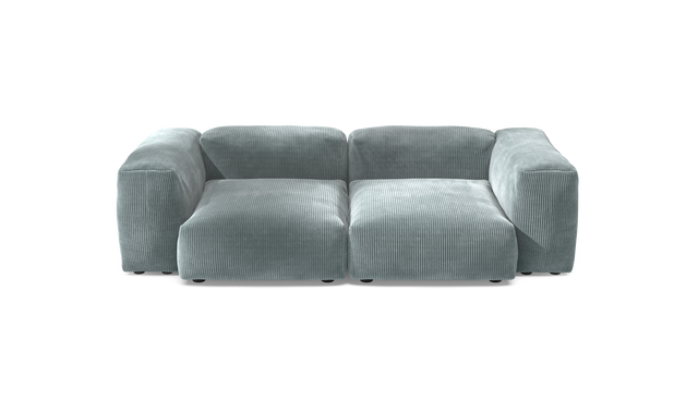 vetsak | Sofa Set 02 Medium - Cord Velour - Mint | Modulaire Sofa | 2.5 Zits | Big Sofa