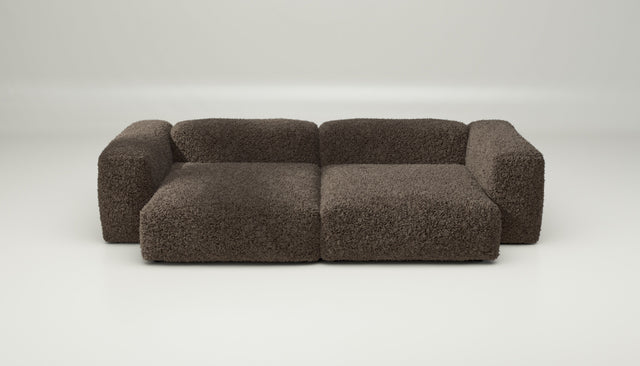vetsak | Sofa Set 02 XLarge - doodle - cacao | Modulaire Sofa | 3.5 Zits | Big Sofa