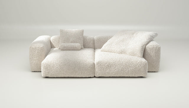 vetsak | Sofa Set 02 XLarge - doodle - creme | Modulaire Sofa | 3.5 Zits | Big Sofa