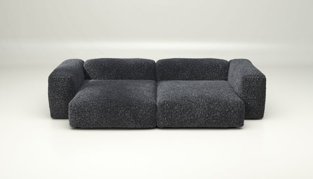 vetsak | Sofa Set 02 XLarge - doodle - dark grey | Modulaire Sofa | 3.5 Zits | Big Sofa
