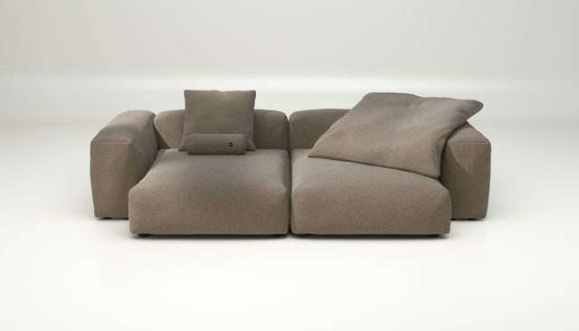 vetsak | Sofa Set 02 XLarge - loop loop - taupe | Modulaire Sofa | 3.5 Zits | Big Sofa