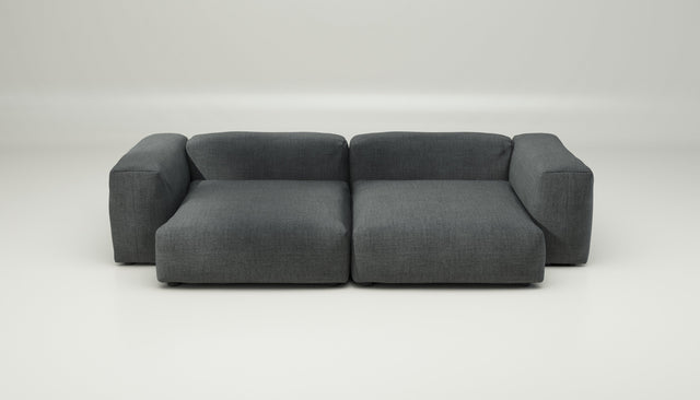 vetsak | Sofa Set 02 XLarge - pique - dark grey | Modulaire Sofa | 3.5 Zits | Big Sofa