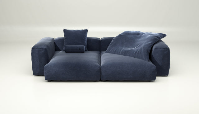 vetsak | Sofa Set 02 XLarge - suave - navy | Modulaire Sofa | 3.5 Zits | Big Sofa