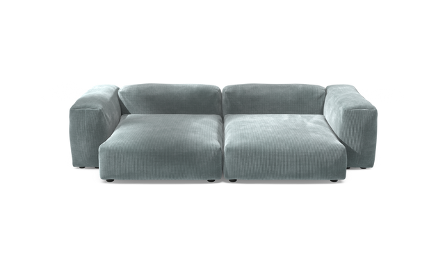 vetsak | Sofa Set 02 XLarge - Cord Velour - Mint | Modulaire Sofa | 3.5 Zits | Big Sofa