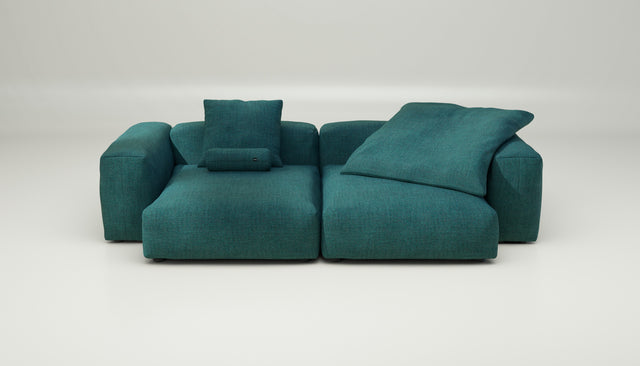 vetsak | Sofa Set 02 XLarge - pique - cedar | Modulaire Sofa | 3.5 Zits | Big Sofa