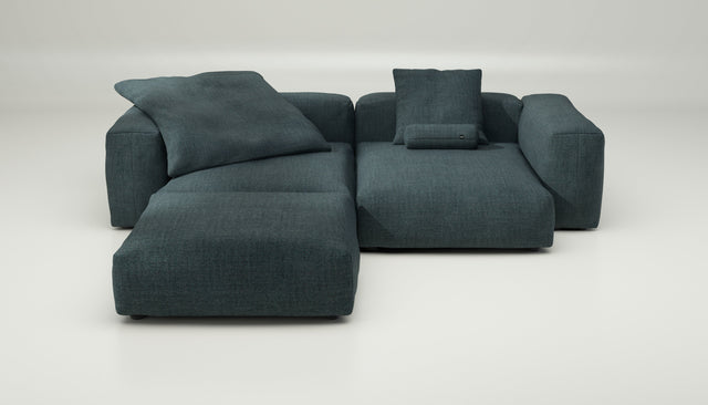 vetsak | Sofa Set 03 - pique - cedar | Modular Sofa | 3.5 Seater | Big Sofa | Corner Sofa