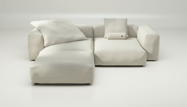 vetsak | Sofa Set 03 - pique - creme | Modulaire Sofa | 3.5 Zits | Big Sofa | Hoeksofa