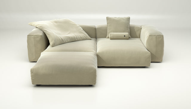 vetsak | Sofa Set 03 - suave - clay | Modulaire Sofa | 3.5 Zits | Big Sofa | Hoeksofa